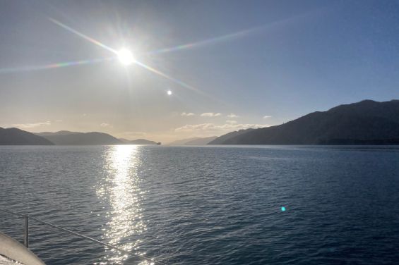 Scenic coastline of Queen Charlotte Sound